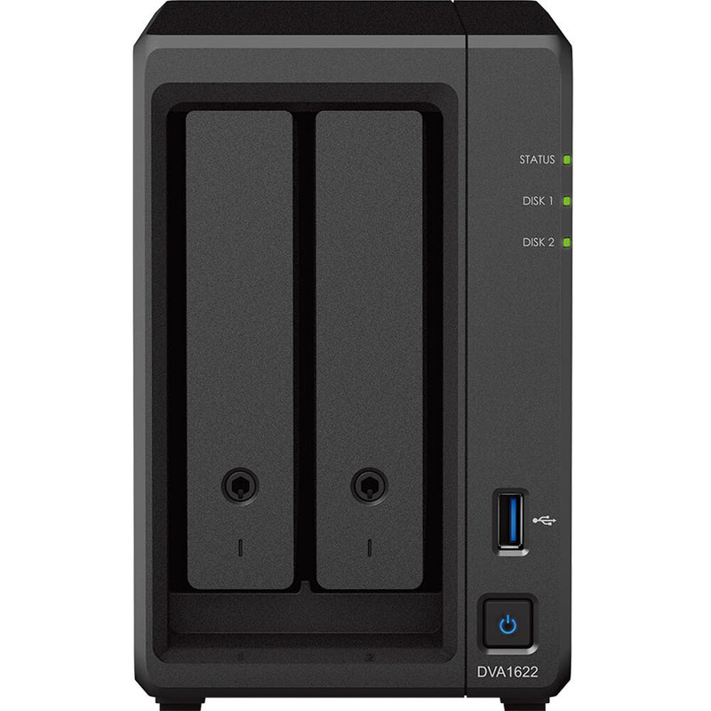 Synology DVA1622 16-Channel 2-Bay Deep Learning NVR (No HDD)