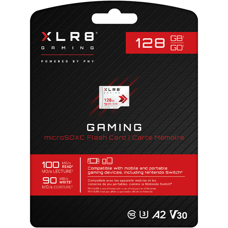 PNY 128GB XLR8 Gaming UHS-I microSDXC Memory Card