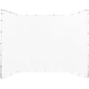 ikan Portable Panoramic Backdrop Screen (White, 13.1 x 7.8')