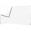 ikan Portable Panoramic Backdrop Screen (White, 13.1 x 7.8')