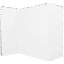 ikan Portable Panoramic Backdrop Screen (White, 13.1 x 7.8')