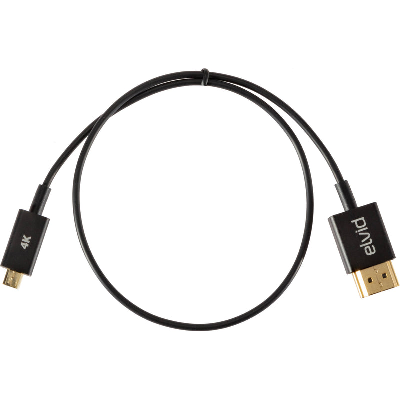 Elvid Hyper-Thin 4K High-Speed Micro-HDMI to HDMI Cable (1.6')