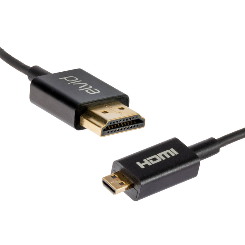 Elvid Hyper-Thin 4K High-Speed Micro-HDMI to HDMI Cable (1.6')