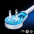 Maximm Cable Original Style 360&deg; Rotating Flat Plug 6" Extension Cord (White, 5-Pack)