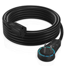 Maximm Cable 360&deg; Rotating Flat Plug 16 AWG Extension Cord (10', Black)