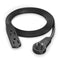 Maximm Cable Original Style 360&deg; Rotating Flat Plug Extension Cord (6', Black)