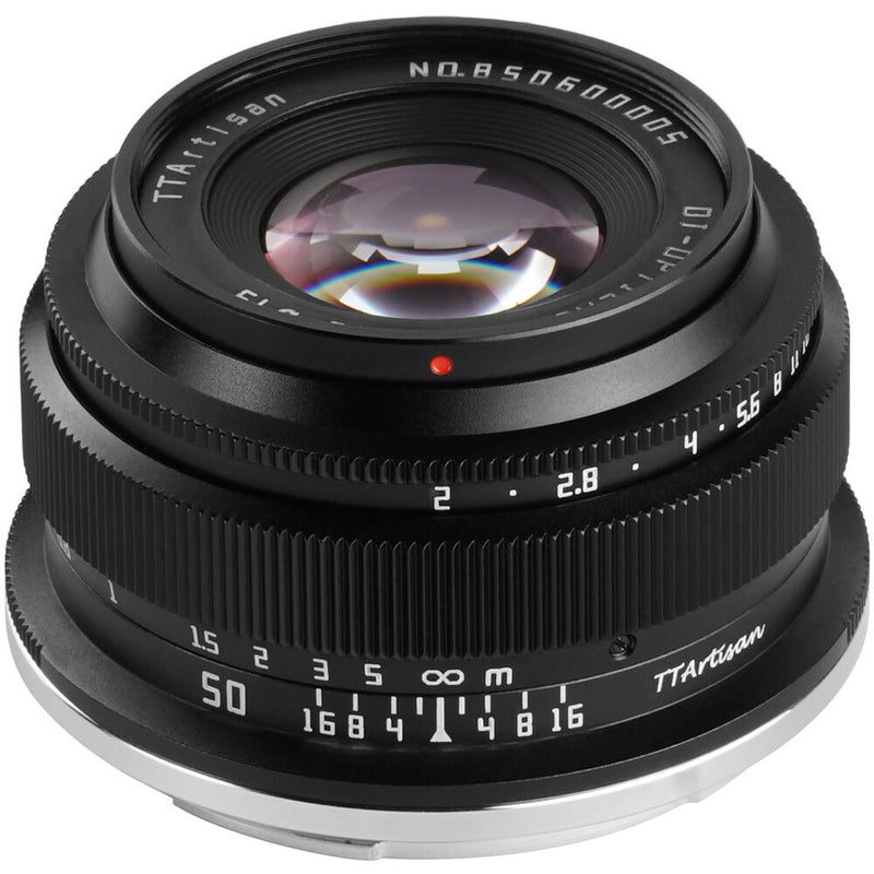 TTArtisan 50mm f/2 Lens for Nikon Z (Black)