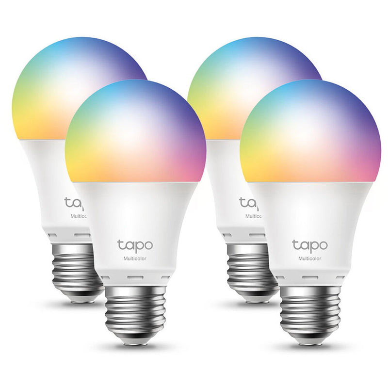 TP-Link Tapo L530E Smart Wi-Fi Light Bulb (Multicolor, 4-Pack)