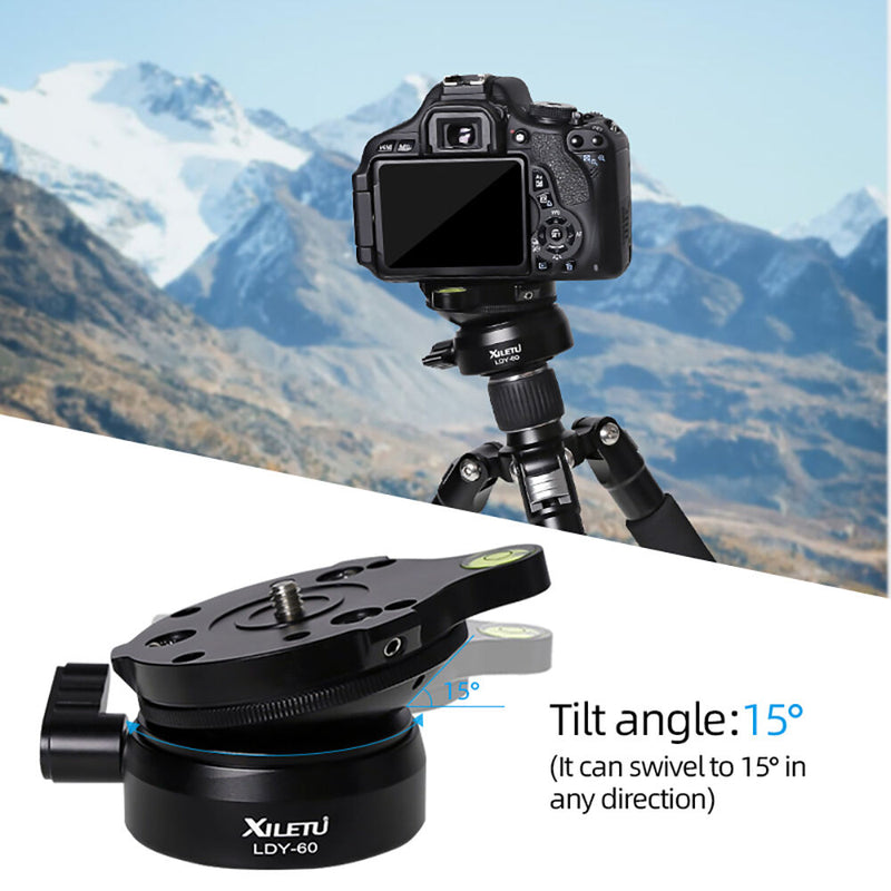 XILETU LDY-60 Tripod Head Leveling Base
