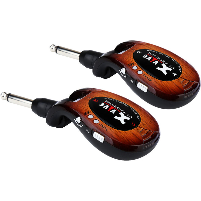 Xvive Audio U2 Digital Wireless System for Electric Guitars (3-Tone Sunburst, 2.4 GHz)