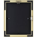 MCS Framatic Fineline Frame with 8 x 10" Glass & 5 x 7" Mat (Brass)