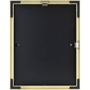 MCS Framatic Fineline Frame with 11 x 14" Glass & 8 x 10" Mat (Brass)