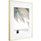 MCS Framatic Fineline Frame with 11 x 14" Glass & 8 x 10" Mat (Brass)