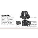 Sunwayfoto XB-25 Low-Profile Ball Head With SM-76 Rifle Gun Clamp
