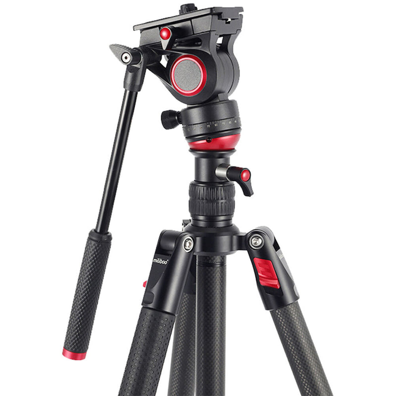 miliboo MUKB Compact Carbon Fiber Travel Tripod