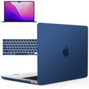 iBenzer Neon Party Case for MacBook Air 13.6" M2 2022 (Navy Blue)