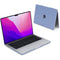 iBenzer Neon Party Case for MacBook Air 13.6" M2 2022 (Serenity Blue)
