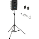 Anchor Audio Liberty System 2 with Two Beltpacks, Two Lapel Mics, and Stand