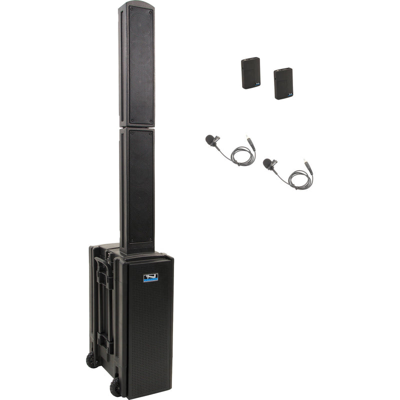 Anchor Audio Beacon System 2 with Dual Receiver, Two Beltpack Transmitters, and Two Lavalier Mics