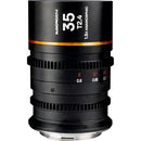 Venus Optics Laowa Nanomorph 35mm T2.4 1.5x S35 Anamorphic Lens (X Mount, Amber Flare)
