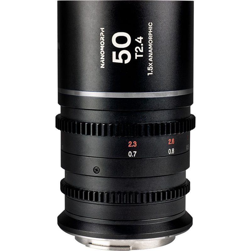 Venus Optics Laowa Nanomorph 50mm T2.4 1.5x S35 Anamorphic Lens (RF Mount, Silver Flare)