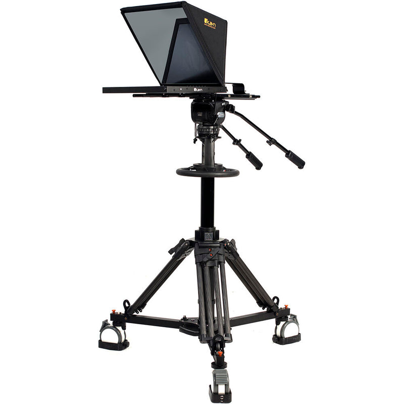 ikan Professional 19" High-Bright Teleprompter with Pedestal Travel Kit (SDI/HDMI)