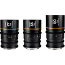 Venus Optics Laowa Nanomorph S35 Prime 3-Lens Bundle (Canon RF, Amber Flare)