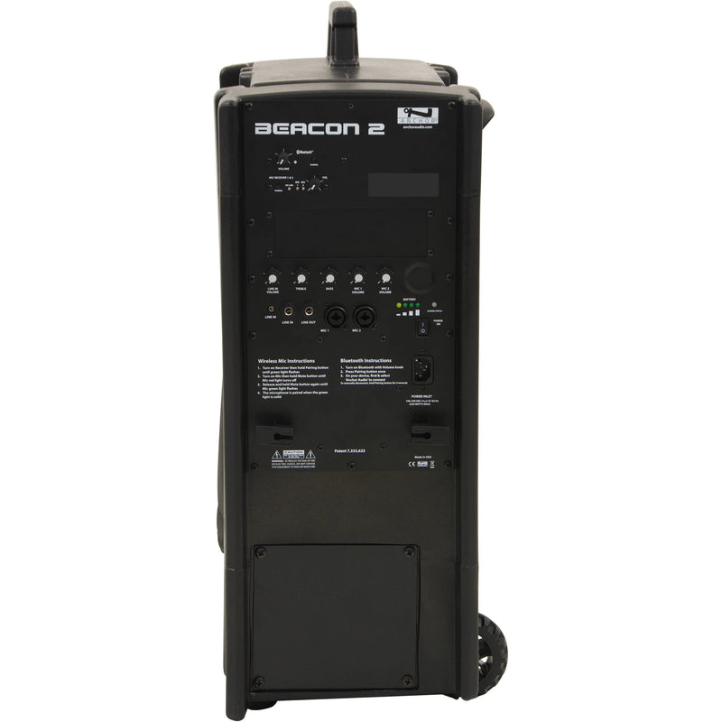 Anchor Audio Beacon System 2 with Dual Receiver, Wireless Handheld Microphone, Beltpack Transmitter, and Headset Mic