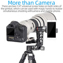 XILETU Professional Heavy-Duty Gimbal Head with Arca-Type Quick Release