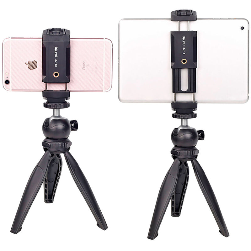 XILETU Universal Tablet and Smartphone Holder with Mini Tripod