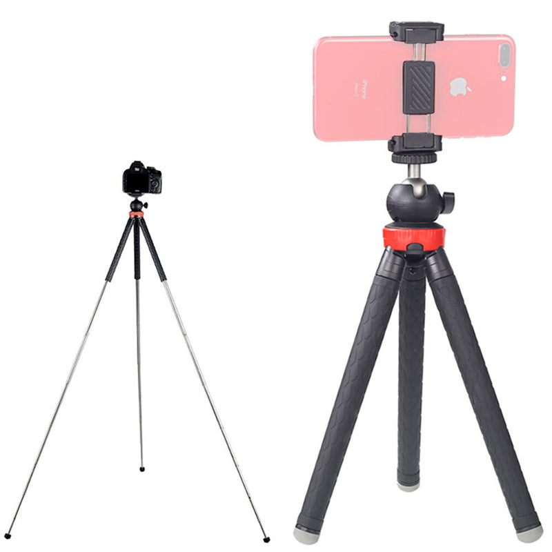 XILETU XS-110 Portable Tripod with Ball Head and Smartphone Holder