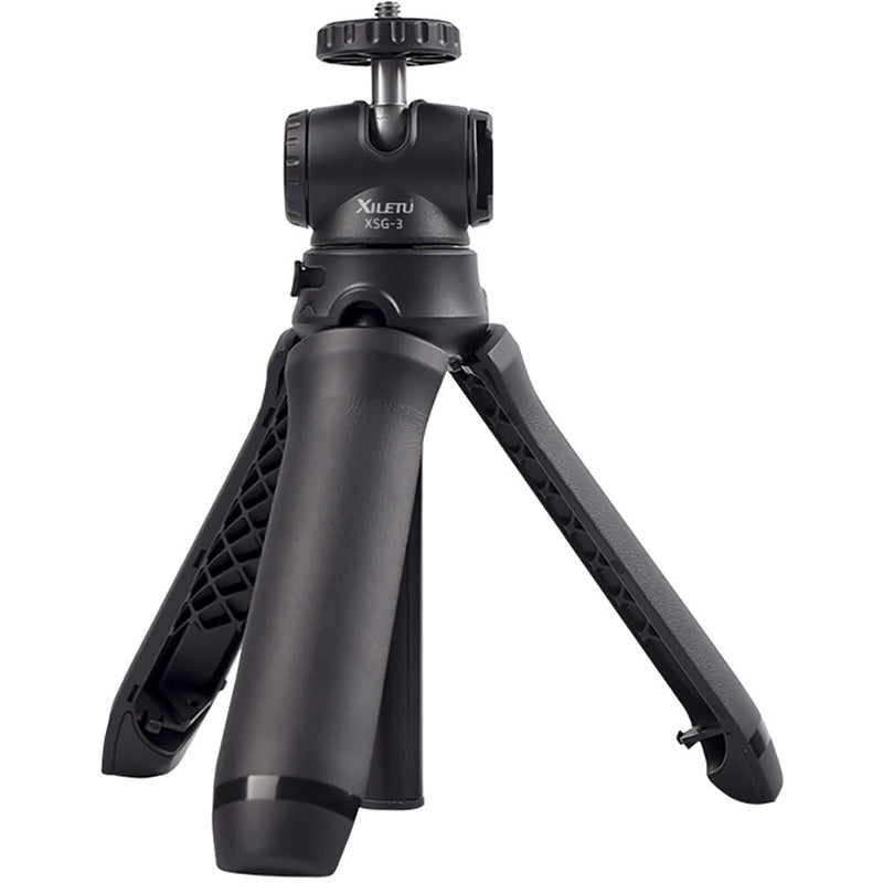 XILETU XSG-3 Lite Mini Tripod with 360-Degree Ball Head and Selfie Stick