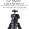 XILETU XSG-3 Lite Mini Tripod with 360-Degree Ball Head and Selfie Stick