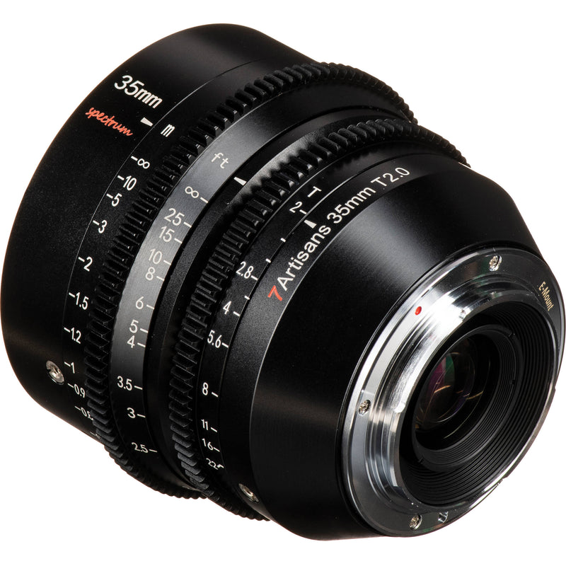7artisans Photoelectric 35mm T2.0 Spectrum Cine Lens (E Mount)