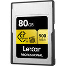 Lexar 80GB Professional CFexpress Type A Card GOLD Series