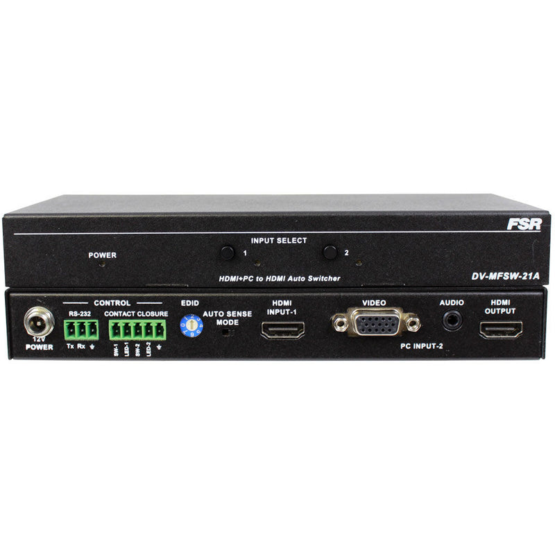 FSR 2x1 Digital Video Switcher with CEC Support