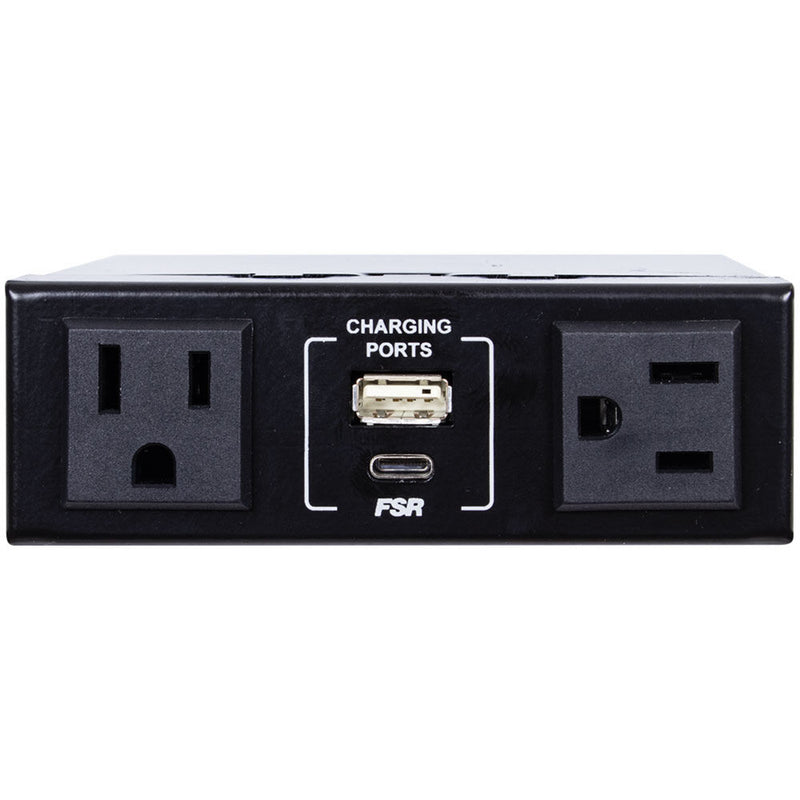 FSR T6 Charger Bracket (2 AC, 1 USB-A, 1 USB-C 9' Cord)