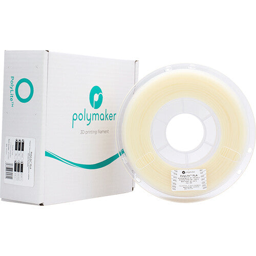 Polymaker 1.75mm PolyLite PLA Filament (Natural, 2.2 lb)