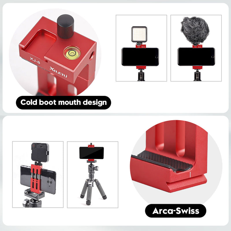 XILETU XJ-8 Mobile Phone Holder (Red)