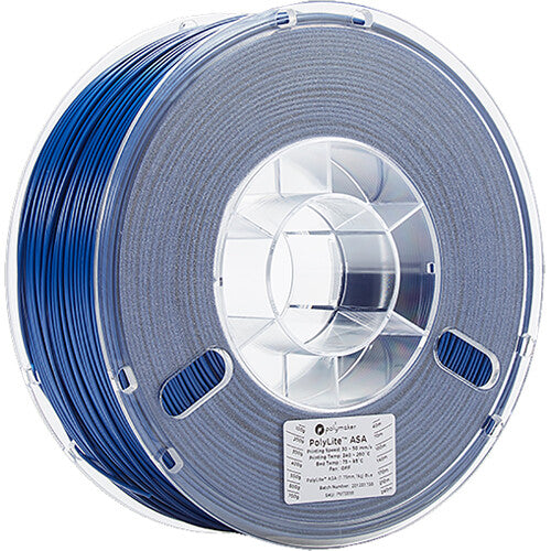 Polymaker 1.75mm PolyLite ASA Filament (Blue, 2.2 lb)