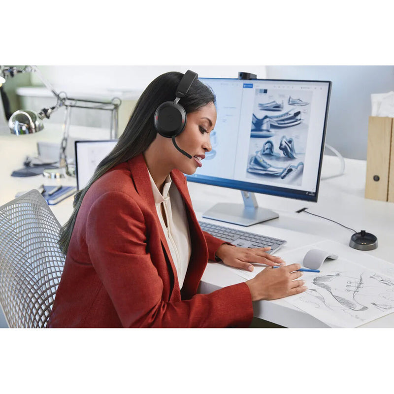 Jabra Evolve2 75 UC Noise-Canceling Wireless Headset (Black)