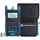 Jonard Tools FPM-55 Fiber Optic Power Meter with Data Storage and FC/SC/LC Adapters (-50 to +26 dBm)