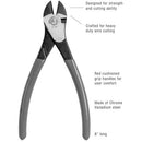 Jonard Tools JIC-2288 High-Leverage Diagonal Cutting Pliers (8")