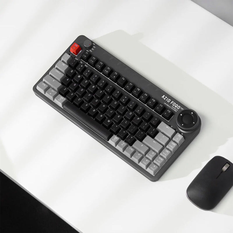 AZIO FOQO Pro Wireless Hot-Swappable Keyboard (Space Gray Dark)