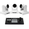 ikan OTTICA 3 x NDI HX PTZ Cameras and IP Controller Bundle (White)