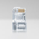 Jonard Tools Cat 6 RJ45 Pass-Through Connectors (100-Piece Jar)