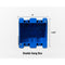Jonard Tools WTL-12 Wall Box Template & Level for Non-Metallic 1-Gang and 2-Gang Boxes (Blue)