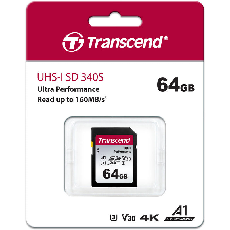 Transcend 64GB 340S UHS-I A1 SDXC Card