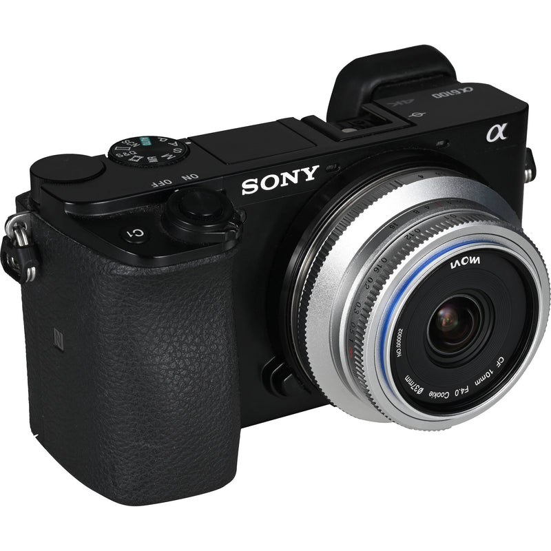 Venus Optics Laowa 10mm f/4 Cookie Lens for Sony E (Silver)