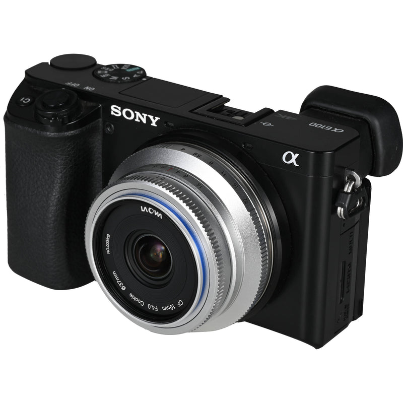 Venus Optics Laowa 10mm f/4 Cookie Lens for Sony E (Silver)